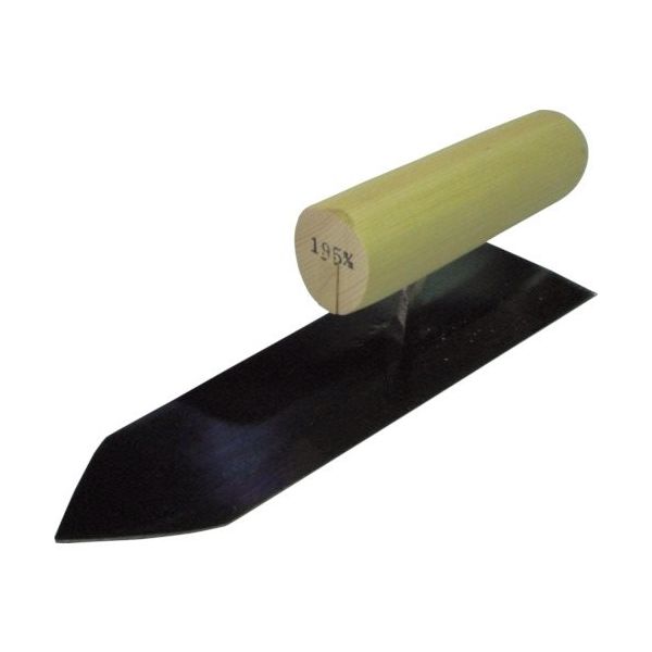 ナルセ商工 カネ三 油焼仕上鏝 元幅55×先幅48 コテ長さ195mm ASK-195 1丁 123-1176（直送品）