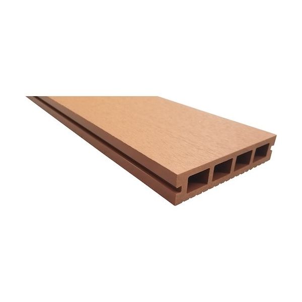 サンセルフ ウッドデッキ31mm床板材4本セット ライトブラウン色 1-TS BROWN 4 1セット(4本) 455-2659（直送品）