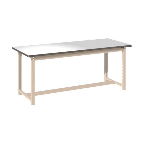 SANSHIN 作業台 ハーディワークデスク 350kgタイプ ホワイト 1800×600×H900 HWD35669LWH-SG 1台（直送品）