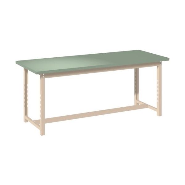 SANSHIN 作業台 ハーディワークデスク 350kgタイプ ハーディグリーン 1500×750×H900 HWD35579SHG-SG（直送品）