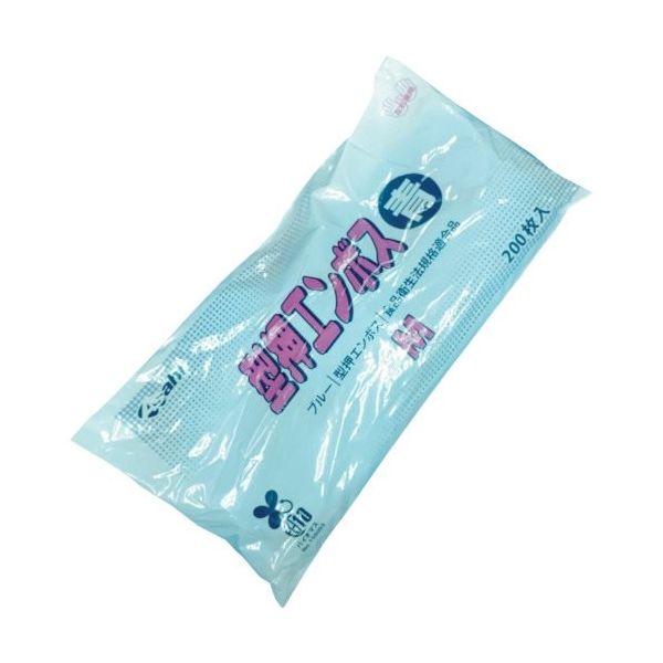 旭創業 Asahi ポリエチレン手袋 型押エンボス袋入ブルーM(200枚入) 11392 1セット(8000枚:200枚×40袋)（直送品）