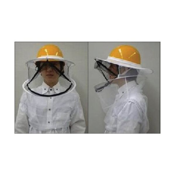 丸和ケミカル 新型頭部保護ネット ファスナー付き フリーサイズ 8882 1枚 825-9349（直送品）