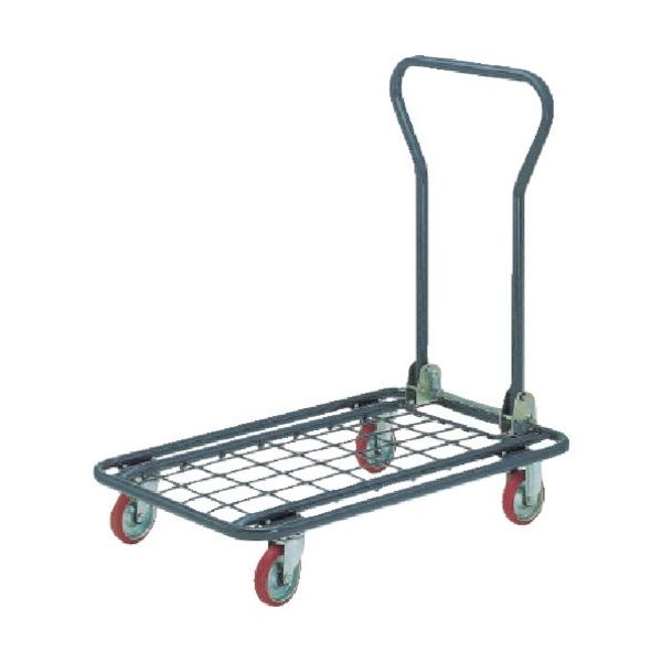 石川製作所 アイケー 軽量メッシュ台車 均等荷重80kg A-80 1台 775-8685（直送品）