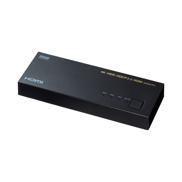 サンワサプライ 4K・HDR・HDCP2.2対応HDMI切替器（3入力・1出力） SW-HDR31LN 1個