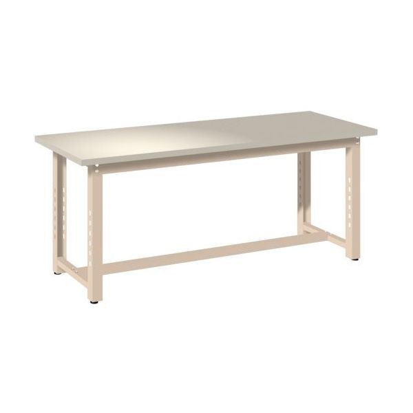 SANSHIN 作業台 ハーディワークデスク 500kgタイプ ハーディグリーン 1500×900×H740 HWD50597SHG-SG（直送品）