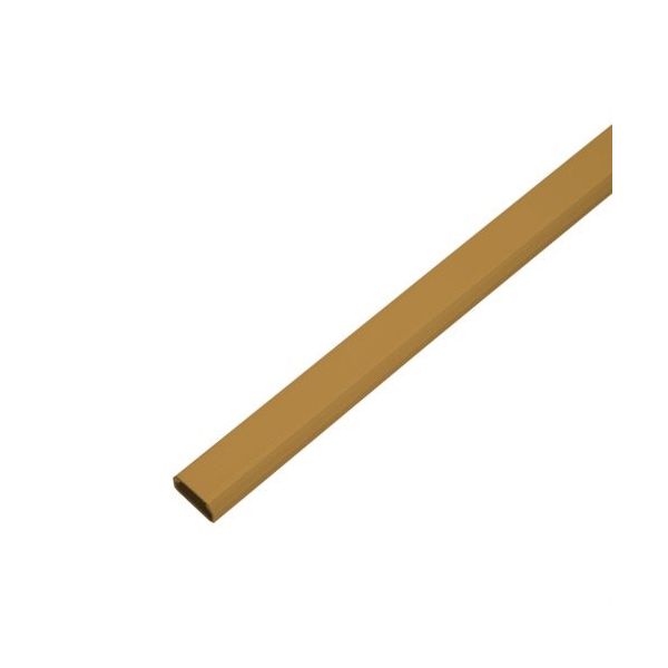 バッファロー 壁用フラットモール ストレート両面テープ付1m 幅26mm ブラウン BC-MW1SF26BRP 1個 453-8119（直送品）