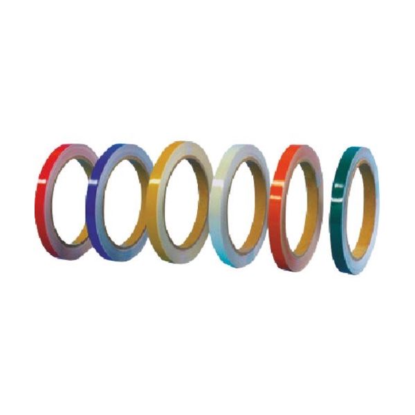 つくし工房 つくし 反射テープ 10mm幅 白 TP-51W 1巻 184-9401（直送品）