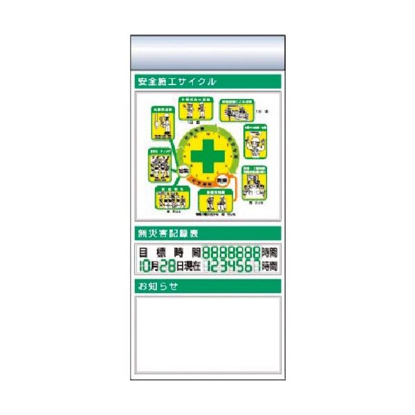 つくし工房 つくし スチール製フラット掲示板追加ボード 大タイトル=Eタイプ KG-686BE 1台 183-5450（直送品）