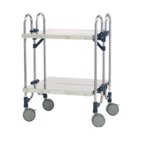 トクヤマ ステンレス 重量用折りたたみ式ワゴン FESTS-2FF 1台 176-9473（直送品）