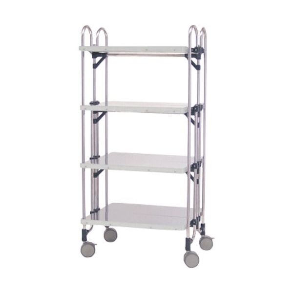 トクヤマ ステンレス 重量用折りたたみ式ワゴン FESTM-4FF 1台 176-8967（直送品）