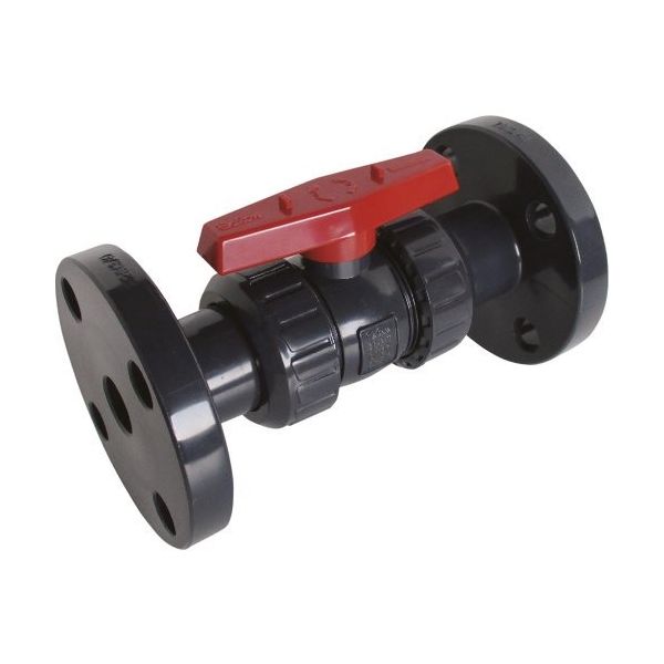 積水化学工業 エスロン ボールバルブ禁油 本体材質PVC シール材質FKM JIS10KF 20A B20FXVE 1台 211-8890（直送品）