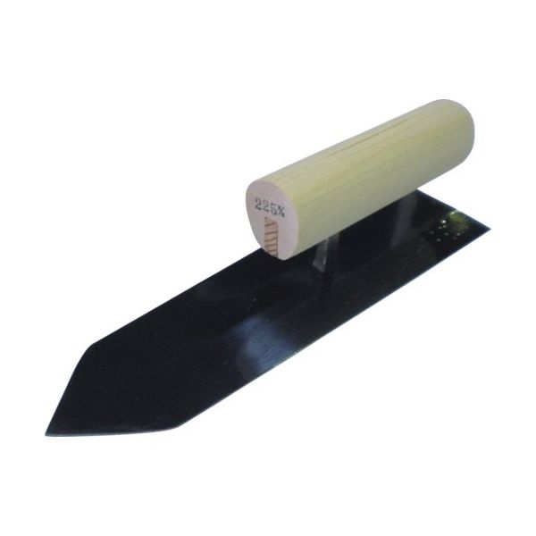 ナルセ商工 カネ三 油焼仕上鏝 元幅64×先幅54 コテ長さ225mm ASK-225 1丁 123-1169（直送品）