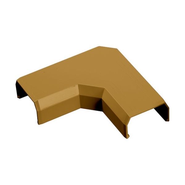 バッファロー 壁用フラットモール 曲がり 幅22mm用 ブラウン BC-MW1MF22BR 1個 453-8147（直送品）