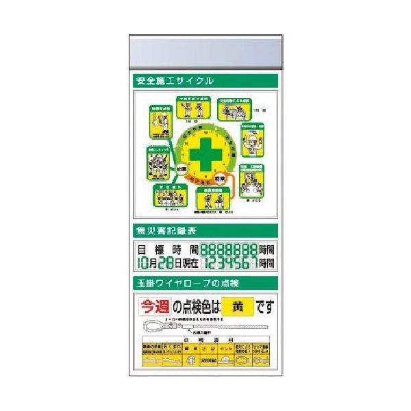 つくし工房 つくし スチール製フラット掲示板追加ボード 大タイトル=Aタイプ KG-671BA 1台 183-5418（直送品）