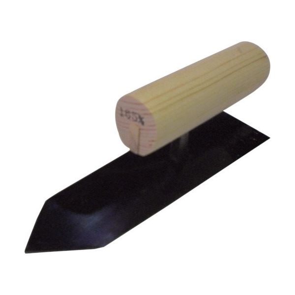 ナルセ商工 カネ三 油焼仕上鏝 元幅48×先幅40 コテ長さ165mm ASK-165 1丁 123-1175（直送品）