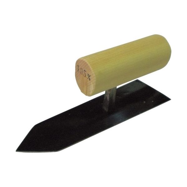 ナルセ商工 カネ三 油焼仕上鏝 元幅43×先幅38 コテ長さ135mm ASK-135 1丁 123-1167（直送品）