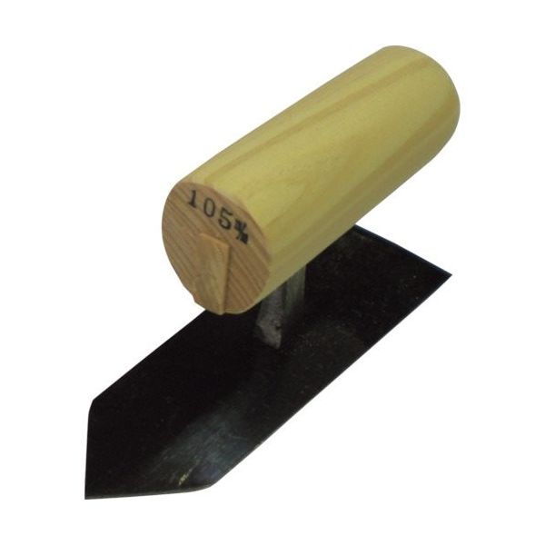 ナルセ商工 カネ三 油焼仕上鏝 元幅35×先幅30 コテ長さ105mm ASK-105 1丁 123-1174（直送品）