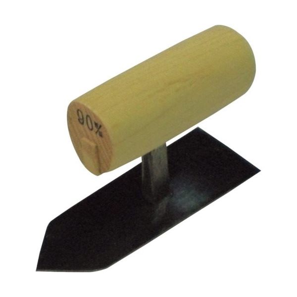 ナルセ商工 カネ三 油焼仕上鏝 元幅33×先幅28 コテ長さ90mm ASK-90 1丁 123-1178（直送品）