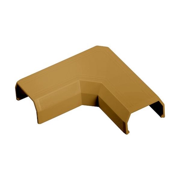 バッファロー 壁用フラットモール 曲がり 幅17mm用 ブラウン BC-MW1MF17BR 1個 453-9560（直送品）