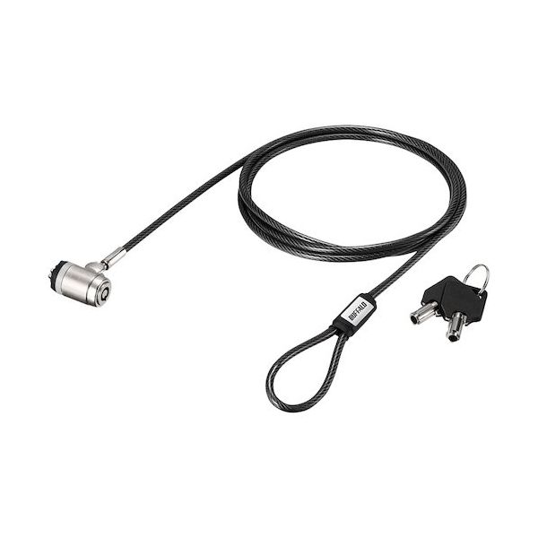 バッファロー（BUFFALO） バッファロー シリンダー錠 ワイヤーロック ノーマルキー BLC