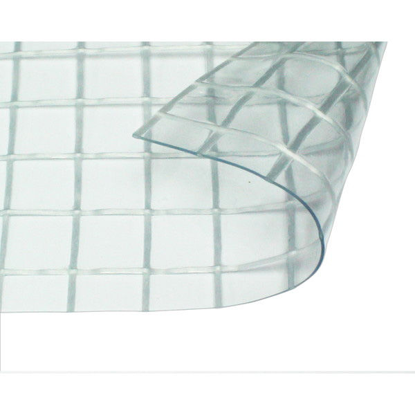ハイロジック ビニールカーテン 透明糸入り 幅4000×高さ2000mm 厚み