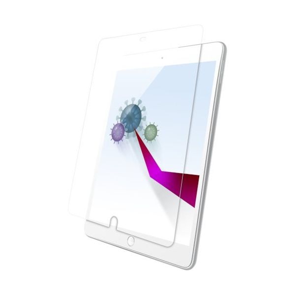 バッファロー 2020年/2019年iPad 10.2用抗ウイルス・抗菌フィルム BSIPD19102FAVBGZ 1個 452-5551（直送品）