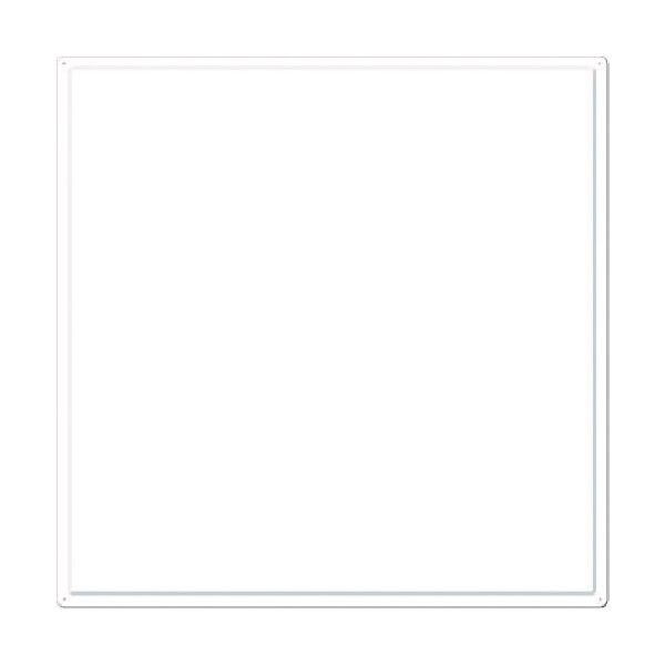 つくし工房 つくし 白色無地板カラー鋼板 600×600mm W-83 1枚 184-8058（直送品）