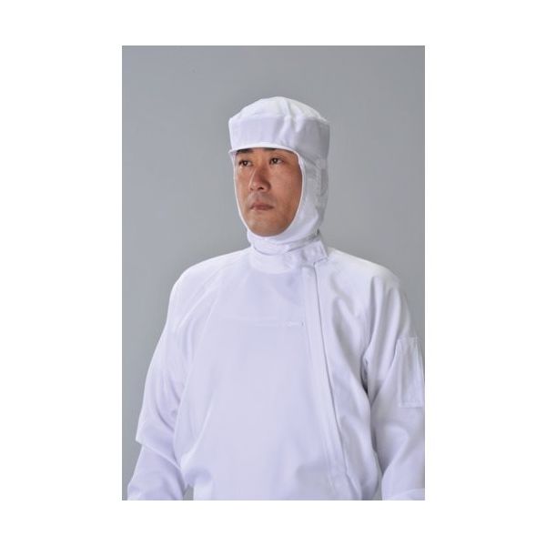 ガードナー ADCLEAN フード 白 L CH40471L 1枚 168-1650（直送品）