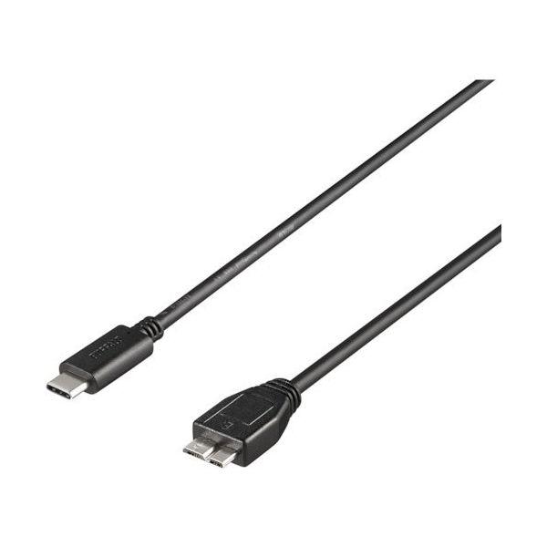 バッファロー USB3.2 Gen2 ケーブル CーmicroB ブラック BU3CMB