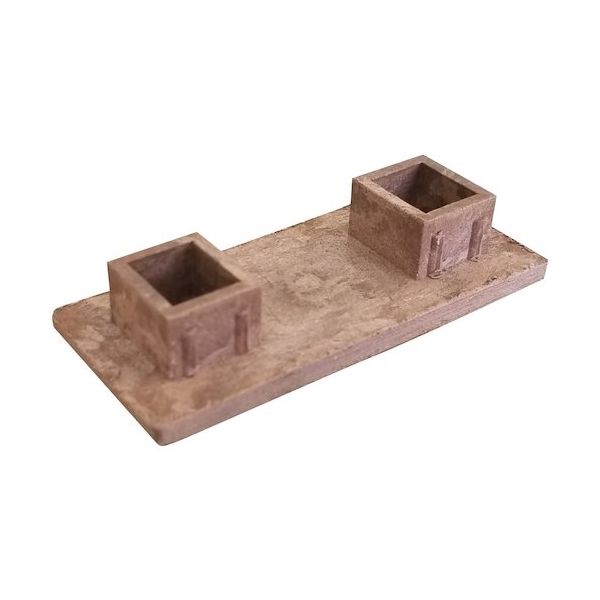 サンセルフ ウッドデッキ根太材3ーTS専用エンドキャップ10個セット ライトブラウン色 34-TSBROWN 10 1セット(10個)（直送品）