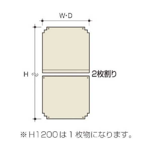 三進金属工業 SANSHIN 軽量セミボルトレスラック側板 450×H2100 KPS745 1台 108-9691（直送品）