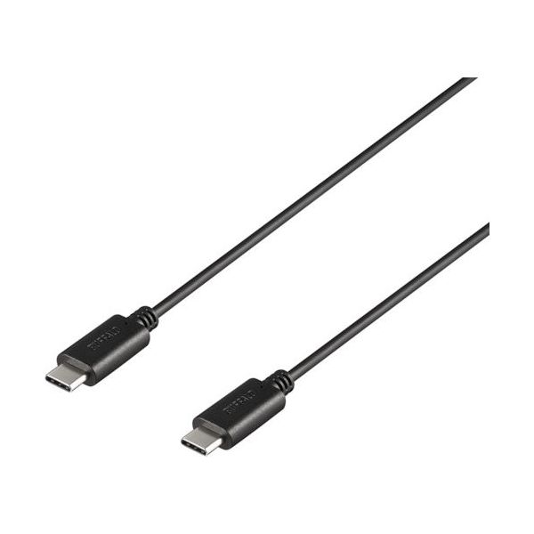 バッファロー USB2.0ケーブル CーC 3m ブラック BU2CC30BK 1個 453-8104（直送品）