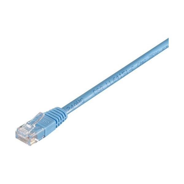 バッファロー Cat5e LANケーブル 1m ブルー BL5EN10BL 1個 429-2027