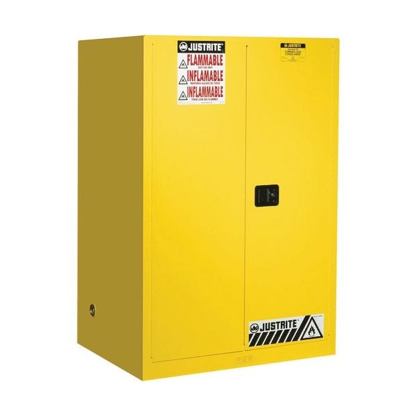 ジャストライト マニュファクチュアリング カンパニー セーフティキャビネット マニュアルタイプ 90ガロン 黄 J899000 1個（直送品）