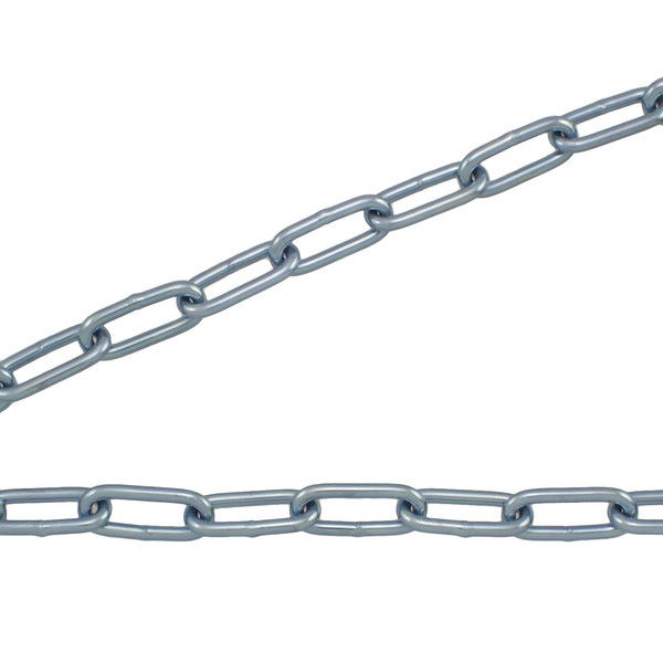 ハイロジック　鉄(ユニクロメッキ)　カットチェーン 線径3.0mm×3m　1本（直送品）
