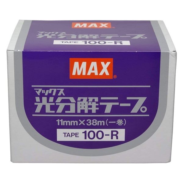 マックス 光分解テープ 100R 10巻入 2100567 1箱(10巻)（直送品