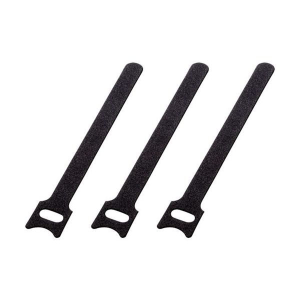 バッファロー 結束バンド(3本)/ブラック/長さ150mm BCAKV150BK3 1個(3本) 453-1269（直送品）