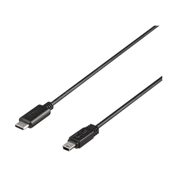 バッファロー USB2.0ケーブル CーminiB 1.5m ブラック BU2CMN15BK 1個 453-1201（直送品）
