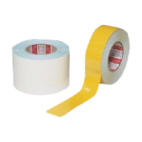 つくし工房 つくし 平滑床面ラインテープ 100mm幅×50m 黄 TP-131Y 1巻 184-9405（直送品）