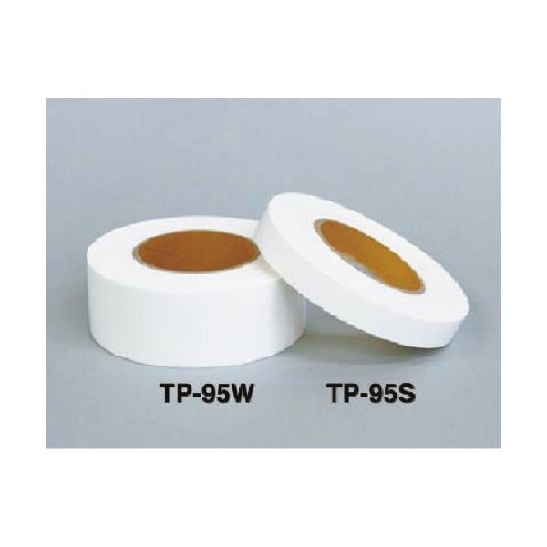 つくし工房 つくし STマット 両面(片面吸着+片面粘着)テープ 20mm幅 白 TP-95S 1巻 184-7779（直送品）