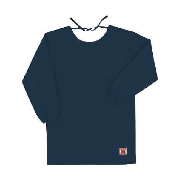 アリオカ Max Dyna 防炎エプロン(割烹着型) MD200-NV 1着 435-6564（直送品）