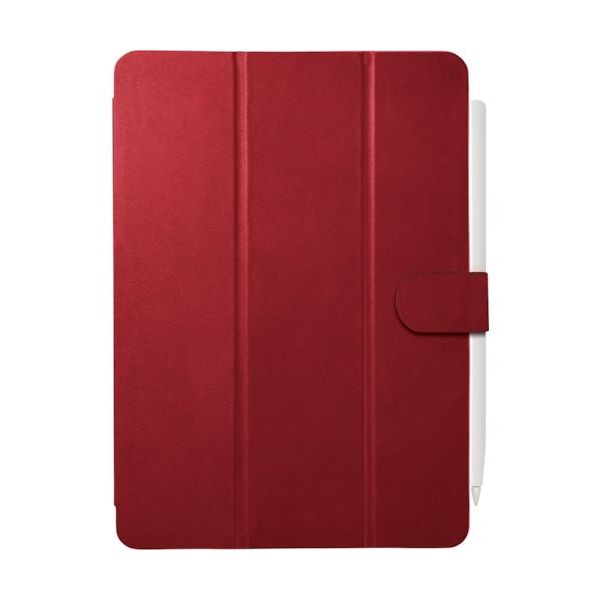 バッファロー iPad Pro 11インチ用3アングルレザーケース レッド BSIPD2011CL3RD 1個 452-5580（直送品）