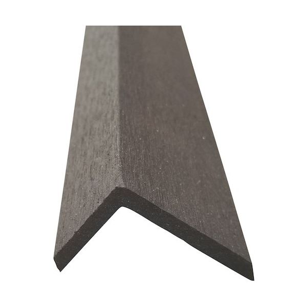 サンセルフ ウッドデッキコーナーカバー材6本セット ブラック色 9-TS BLACK 6 1セット(6本) 455-2670（直送品）