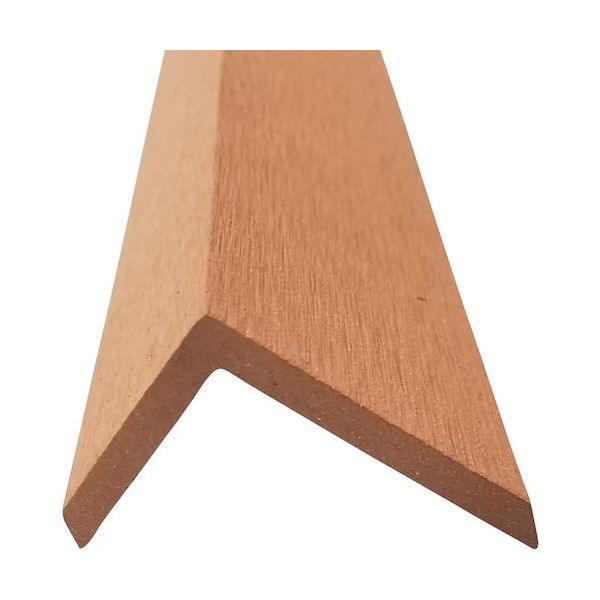 サンセルフ ウッドデッキコーナーカバー材6本セット ライトブラウン色 9-TS BROWN 6 1セット(6本) 455-2707（直送品）