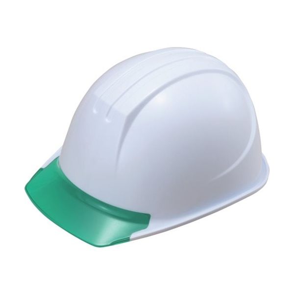 タニザワ エアライト搭載ヘルメット(PC製・透明ひさし型) ST#161ーJZV(EPA) 帽体色 ホワイト 161-JZV-V3-W3（直送品）