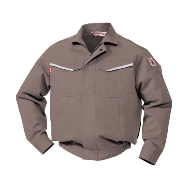 アリオカ Max Dyna 防炎空調エアコン服(SUSメッシュカバー付) MD6800K-LL-GR 1着 419-7580（直送品）