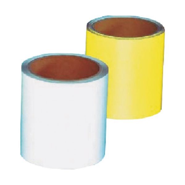 つくし工房 つくし コンクリート用反射テープ 100mm幅×10m 白 TP-502W 1巻 184-9436（直送品）