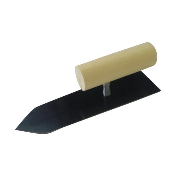 ナルセ商工 カネ三 油焼仕上薄手鏝 元幅60×先幅50 コテ長さ210mm ASKU-210 1丁 254-4080（直送品）