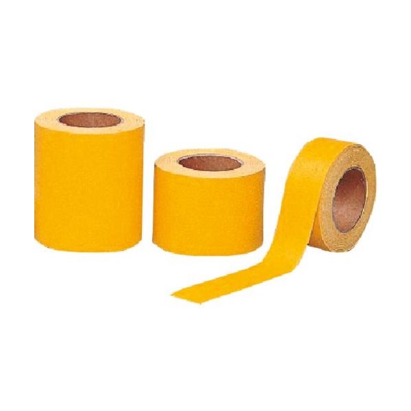 つくし工房 つくし つくラインテープ 100mm幅×5m 黄 TP-201Y 1巻 184-7819（直送品）