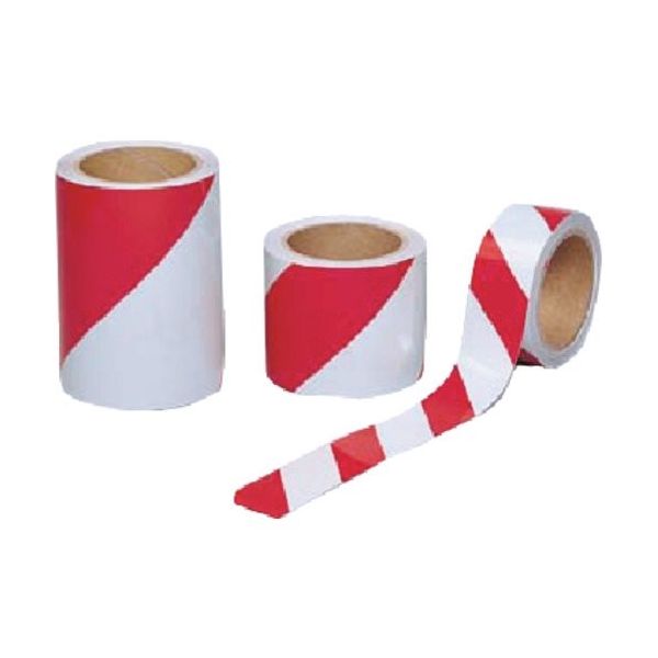 つくし工房 つくし ダイヤテープ(赤/白)反射式 90mm幅 TP-31 1巻 184-7858（直送品）